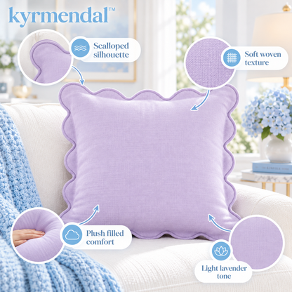 𝐤𝐲𝐫𝐦𝐞𝐧𝐝𝐚𝐥™ Scalloped Edge Accent Pillow