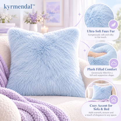 𝐤𝐲𝐫𝐦𝐞𝐧𝐝𝐚𝐥™ Faux Fur Cozy Pillow