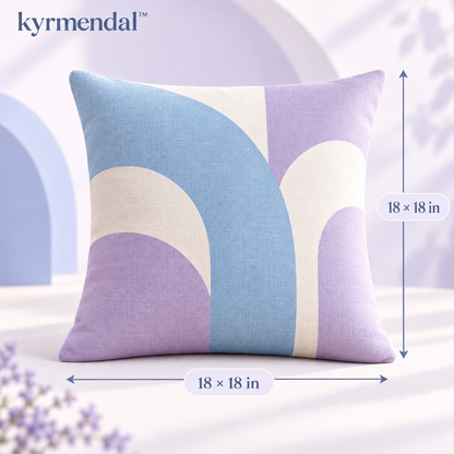 𝐤𝐲𝐫𝐦𝐞𝐧𝐝𝐚𝐥™ Abstract Arch Colorblock Pillow