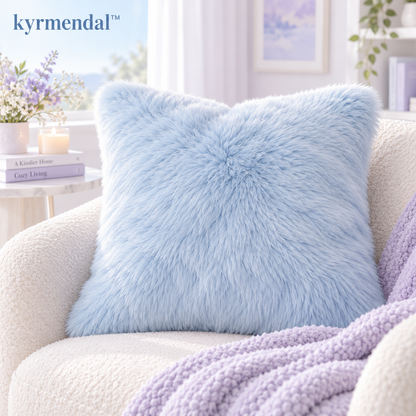 𝐤𝐲𝐫𝐦𝐞𝐧𝐝𝐚𝐥™ Faux Fur Cozy Pillow