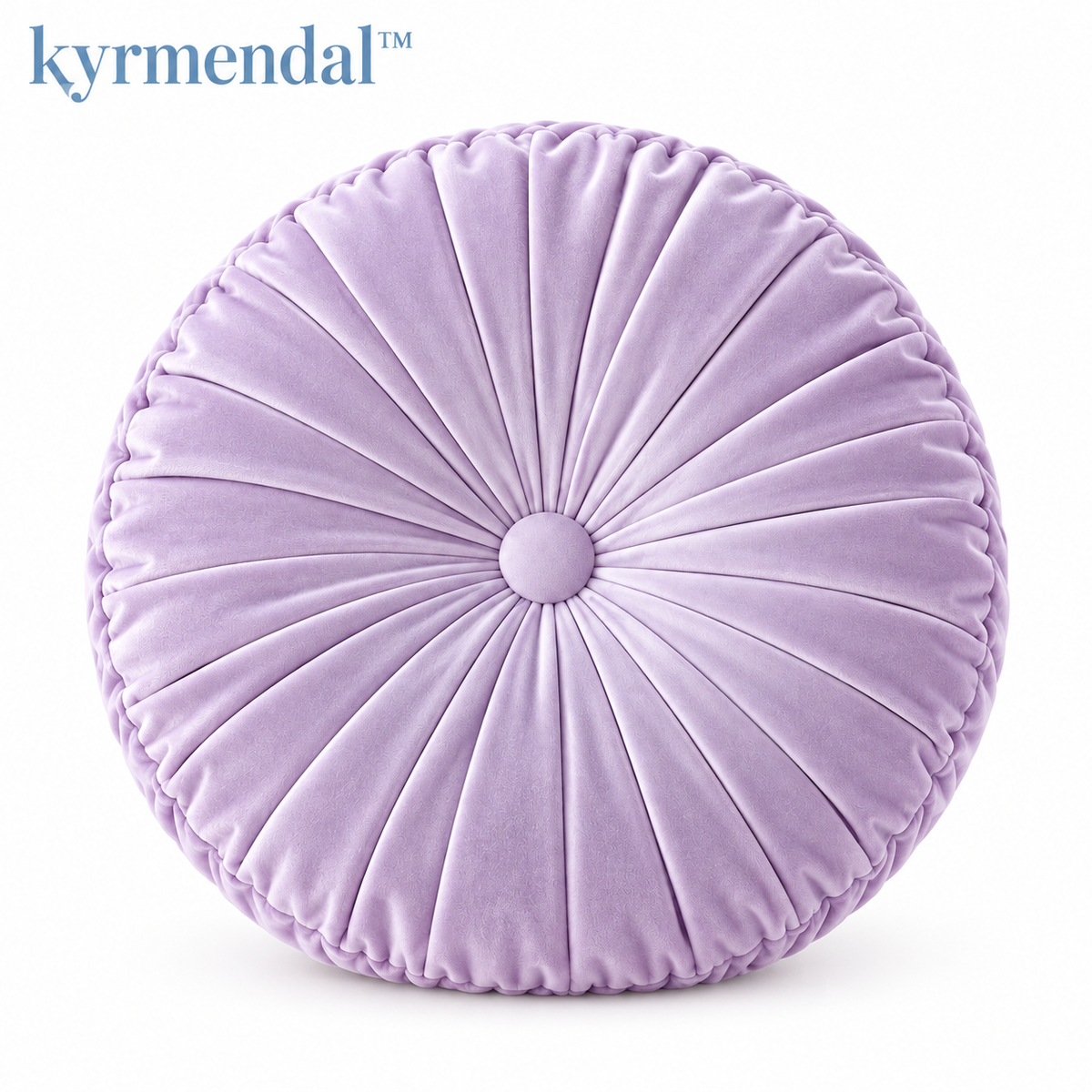 𝐤𝐲𝐫𝐦𝐞𝐧𝐝𝐚𝐥™ Moonlight Round Pleated Pillow