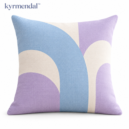 𝐤𝐲𝐫𝐦𝐞𝐧𝐝𝐚𝐥™ Abstract Arch Colorblock Pillow