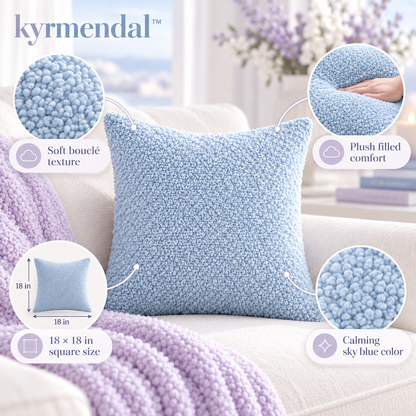 𝐤𝐲𝐫𝐦𝐞𝐧𝐝𝐚𝐥™ Cloud Bouclé Square Pillow