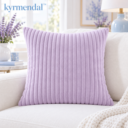𝐤𝐲𝐫𝐦𝐞𝐧𝐝𝐚𝐥™ Lavender Ribbed Velvet Pillow