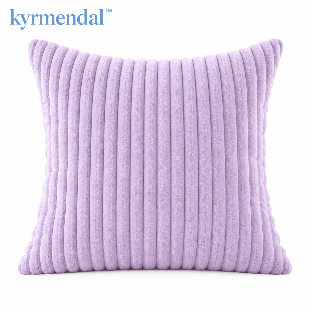 𝐤𝐲𝐫𝐦𝐞𝐧𝐝𝐚𝐥™ Lavender Ribbed Velvet Pillow