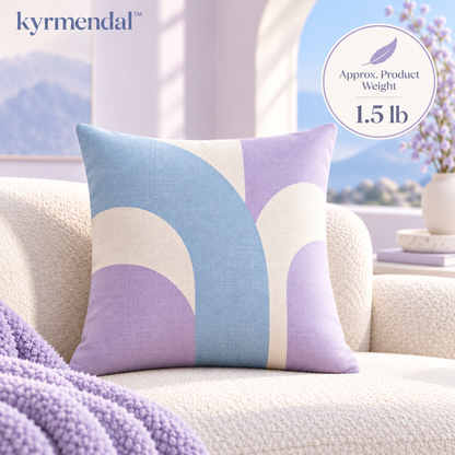𝐤𝐲𝐫𝐦𝐞𝐧𝐝𝐚𝐥™ Abstract Arch Colorblock Pillow